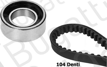 BUGATTI BKCD0071 - Kit cinghie dentate www.autoricambi360.it