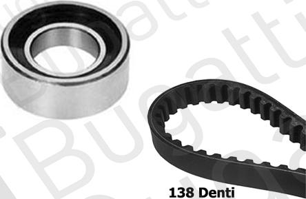 BUGATTI BKCD0072 - Kit cinghie dentate www.autoricambi360.it