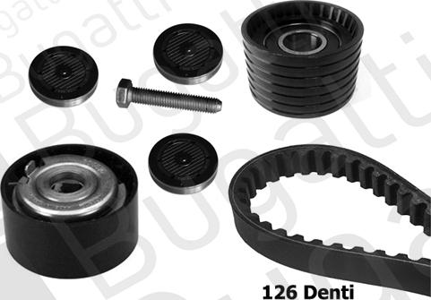BUGATTI BKCD0143 - Kit cinghie dentate www.autoricambi360.it