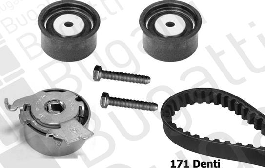 BUGATTI BKCD0159 - Kit cinghie dentate www.autoricambi360.it