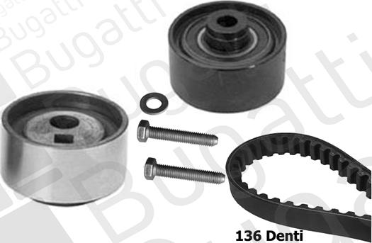 BUGATTI BKCD0102 - Kit cinghie dentate www.autoricambi360.it