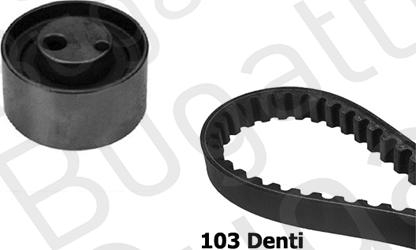 BUGATTI BKCD0182 - Kit cinghie dentate www.autoricambi360.it