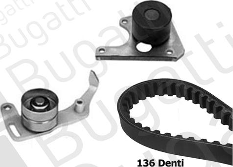 BUGATTI BKCD0123 - Kit cinghie dentate www.autoricambi360.it
