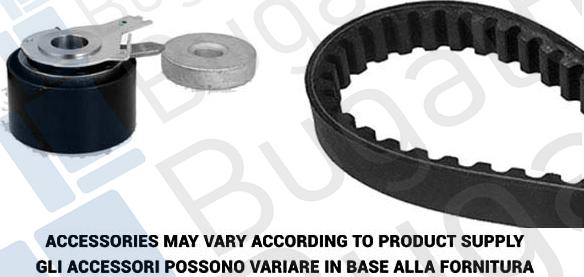 BUGATTI BKCD0812 - Kit cinghie dentate www.autoricambi360.it
