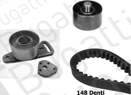 BUGATTI BKCD0394 - Kit cinghie dentate www.autoricambi360.it