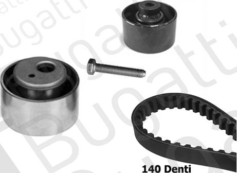BUGATTI BKCD0358 - Kit cinghie dentate www.autoricambi360.it