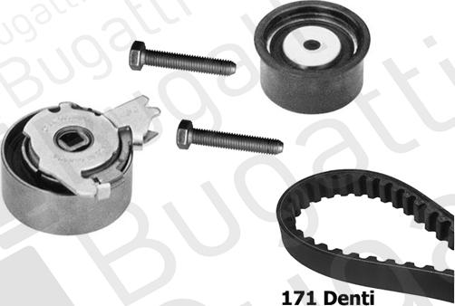 BUGATTI BKCD0368 - Kit cinghie dentate www.autoricambi360.it