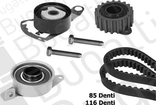 BUGATTI BKCD0362 - Kit cinghie dentate www.autoricambi360.it