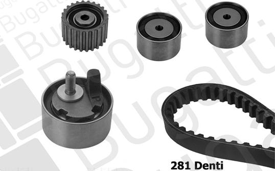 BUGATTI BKCD0317 - Kit cinghie dentate www.autoricambi360.it