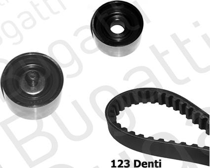 BUGATTI BKCD0333 - Kit cinghie dentate www.autoricambi360.it
