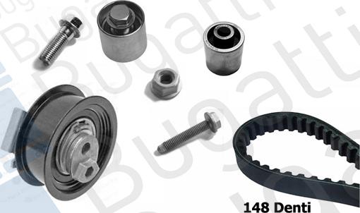 BUGATTI BKCD0337 - Kit cinghie dentate www.autoricambi360.it