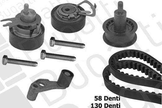 BUGATTI BKCD0289 - Kit cinghie dentate www.autoricambi360.it