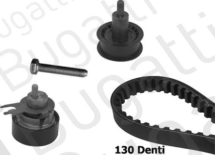 BUGATTI BKCD0224 - Kit cinghie dentate www.autoricambi360.it