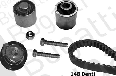 BUGATTI BKCD0220 - Kit cinghie dentate www.autoricambi360.it