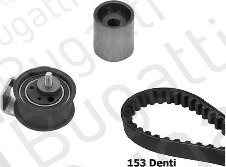 BUGATTI BKCD0275 - Kit cinghie dentate www.autoricambi360.it