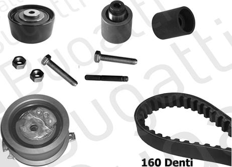 BUGATTI BKCD0791 - Kit cinghie dentate www.autoricambi360.it