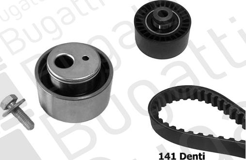 BUGATTI BKCD0746 - Kit cinghie dentate www.autoricambi360.it