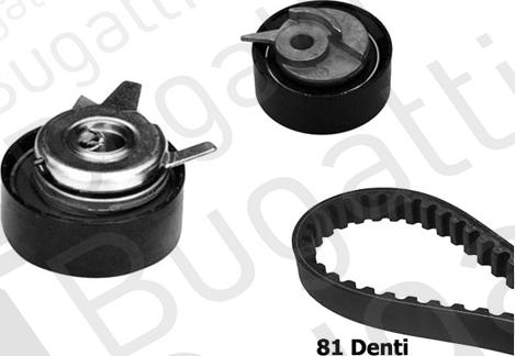 BUGATTI BKCD0750 - Kit cinghie dentate www.autoricambi360.it