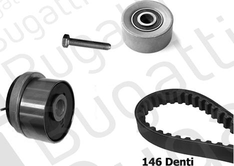 BUGATTI BKCD0782 - Kit cinghie dentate www.autoricambi360.it