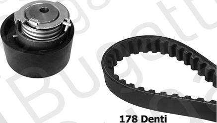 BUGATTI BKCD0729 - Kit cinghie dentate www.autoricambi360.it