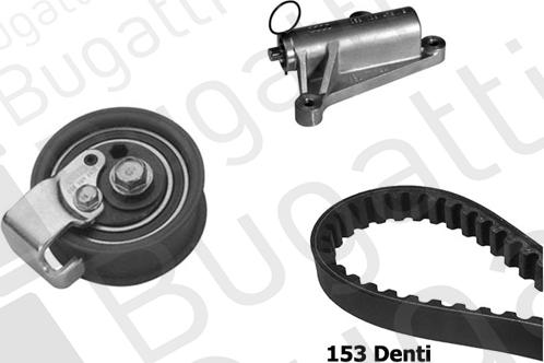 BUGATTI BKCD0726 - Kit cinghie dentate www.autoricambi360.it