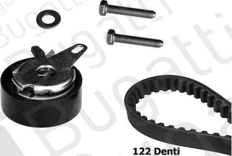 BUGATTI BKCD0720 - Kit cinghie dentate www.autoricambi360.it