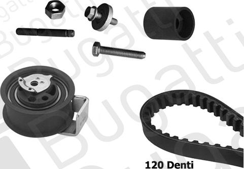 BUGATTI BKCD0723 - Kit cinghie dentate www.autoricambi360.it