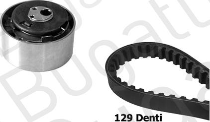 BUGATTI BKCD0727 - Kit cinghie dentate www.autoricambi360.it