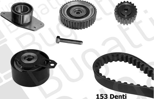 BUGATTI BKCD0774 - Kit cinghie dentate www.autoricambi360.it