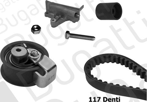 BUGATTI BKCD0770 - Kit cinghie dentate www.autoricambi360.it