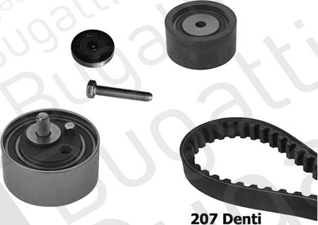 BUGATTI BKCD0771 - Kit cinghie dentate www.autoricambi360.it