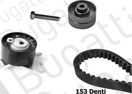 BUGATTI BKCD0772 - Kit cinghie dentate www.autoricambi360.it