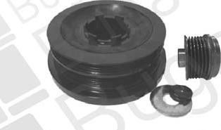 BUGATTI BPSD1042B-ND - Puleggia cinghia, Albero a gomiti www.autoricambi360.it