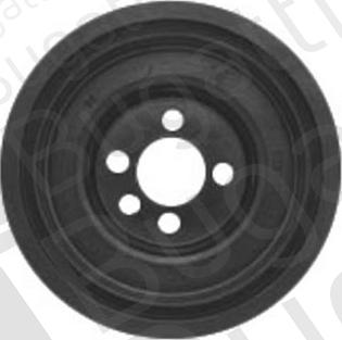 BUGATTI BPSD1055-ND - Puleggia cinghia, Albero a gomiti www.autoricambi360.it