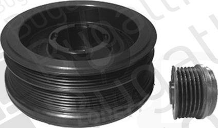 BUGATTI BPSD1065A-ND - Puleggia cinghia, Albero a gomiti www.autoricambi360.it