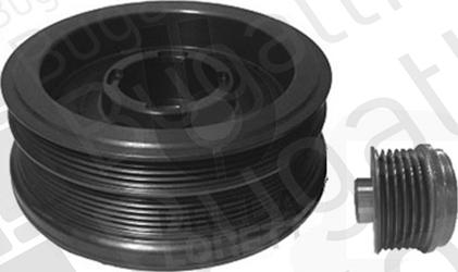 BUGATTI BPSD1065B-ND - Puleggia cinghia, Albero a gomiti www.autoricambi360.it