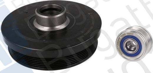 BUGATTI BPSD1283-ND - Puleggia cinghia, Albero a gomiti www.autoricambi360.it