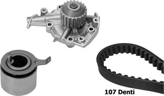 BUGATTI KBU9104A - Pompa acqua + Kit cinghie dentate www.autoricambi360.it