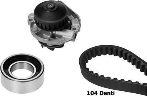 BUGATTI KBU5945A - Pompa acqua + Kit cinghie dentate www.autoricambi360.it
