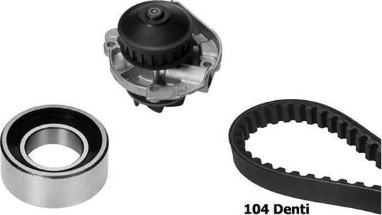 BUGATTI KBU5945C - Pompa acqua + Kit cinghie dentate www.autoricambi360.it