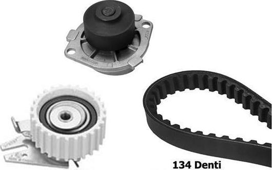 BUGATTI KBU5935A - Pompa acqua + Kit cinghie dentate www.autoricambi360.it