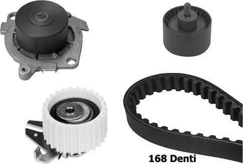 BUGATTI KBU5926A - Pompa acqua + Kit cinghie dentate www.autoricambi360.it