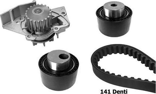 BUGATTI KBU5509A - Pompa acqua + Kit cinghie dentate www.autoricambi360.it