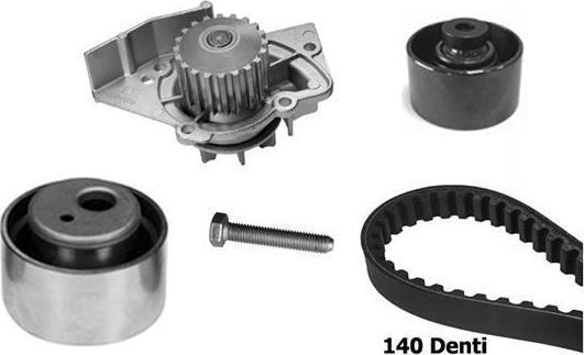 BUGATTI KBU5509B - Pompa acqua + Kit cinghie dentate www.autoricambi360.it