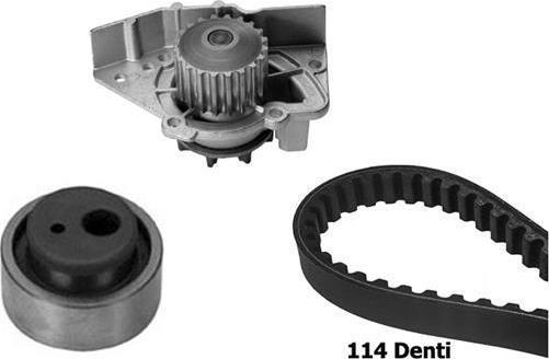 BUGATTI KBU5501A - Pompa acqua + Kit cinghie dentate www.autoricambi360.it