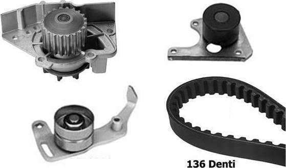 BUGATTI KBU5501C - Pompa acqua + Kit cinghie dentate www.autoricambi360.it