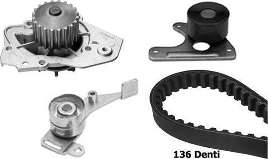 BUGATTI KBU5502A - Pompa acqua + Kit cinghie dentate www.autoricambi360.it