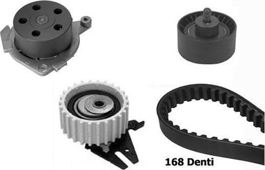 BUGATTI KBU5009D - Pompa acqua + Kit cinghie dentate www.autoricambi360.it