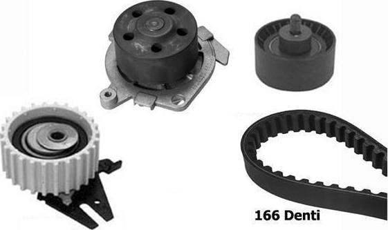 BUGATTI KBU5010A - Pompa acqua + Kit cinghie dentate www.autoricambi360.it