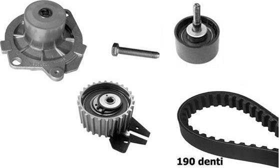 BUGATTI KBU5013A - Pompa acqua + Kit cinghie dentate www.autoricambi360.it